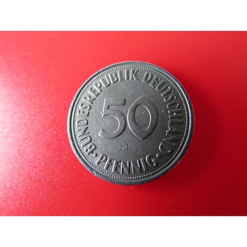 1967 GERMANY FIFTY PFENNIG J MINT MARK FREE POST. H