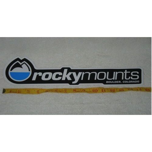 RockyMounts Rack MTB Bike Sticker Decal 16 inch large with white border