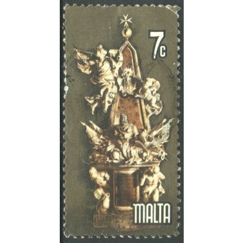 Malta 1978 - SG599 - 7c multi - Monument To Grand Master Nicola Cotoner - used