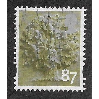 ENGLAND 87P 'ENGLISH OAK' (EN32) FINE USED (EBID66-513)
