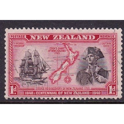 NEW ZEALAND 1940 PROCLAIMATION BRITISH SOVEREIGNITY 1d USED SG614