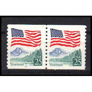 2280a 25c U.S. Flag Very Fine MNH CNP Left 10 PA1054