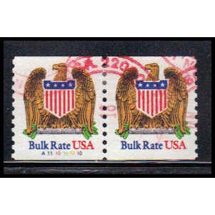 Used 2602 10c Eagle Very Fine CNP Left A1110101010 PA1366