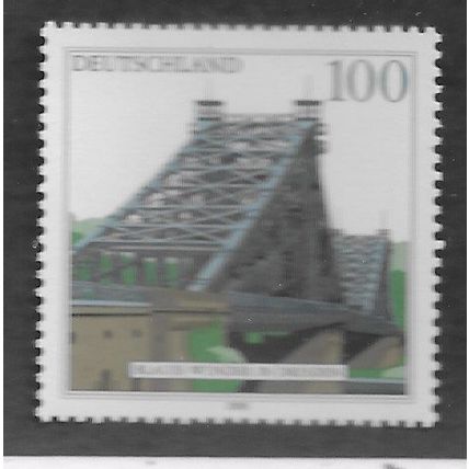 GER 2000 U/M 100pf 'BLUE WONDER BRIDGE, DRESDEN' (EBID78-844)