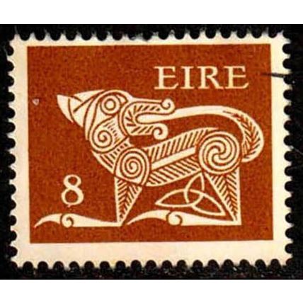 Ireland 1975 Dog Stylised 8p Used Stamp