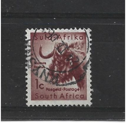 SouthAfrica.SG186 1c Black Wildebeest.Fine Used.Aug25a