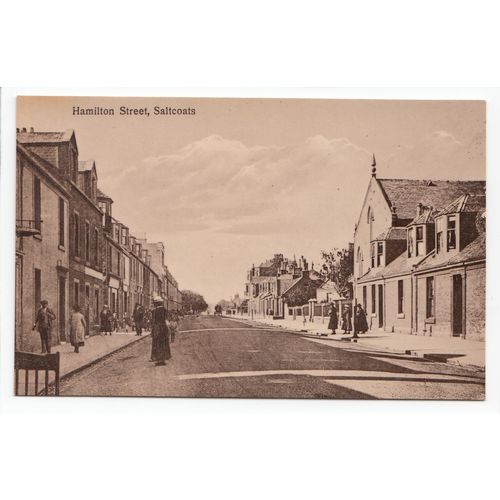Hamilton Street Saltcoats Postcard