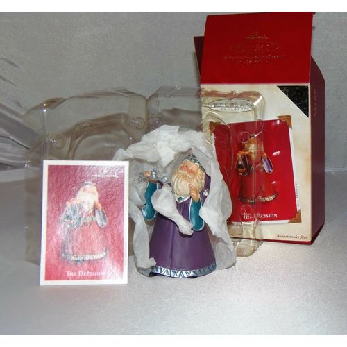 Hallmark 2003 The Decision Santa Claus REPAINT Christmas Ornament NEW