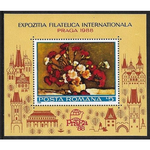 Mi Block 246: Praga '88 International Stamp Exhibition, Prague.
