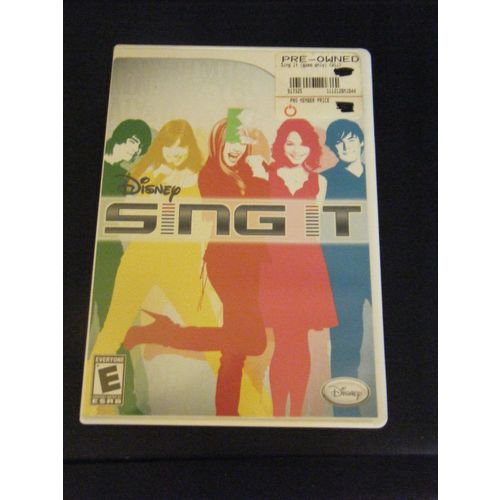 Disney Sing It (Nintendo Wii, 2008) - Complete!!!!!