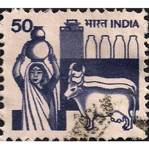 INDIA, Dairy Industry, blue 1982, 50