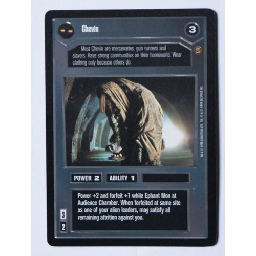 Star Wars CCG: Jabba's Palace Limited # Chevin (A) 1998 dark decipher
