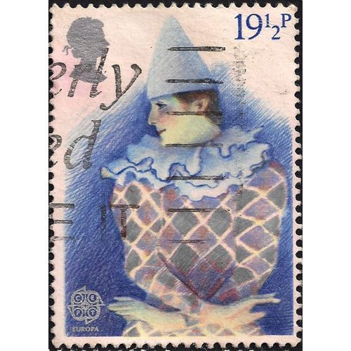 GB, Harlequin, red 1982, 19½p