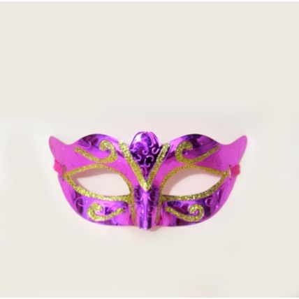 12PCS Prom Mardi Gras Assorted Metallic Plastic Eye Masks Costume Party Masks UK