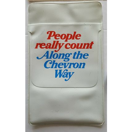 Vintage Chevron / People Really Count... Stickers, Pin, Pocket Protector 1970's