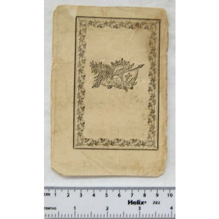 Vintage: engraved illustrated page from a book