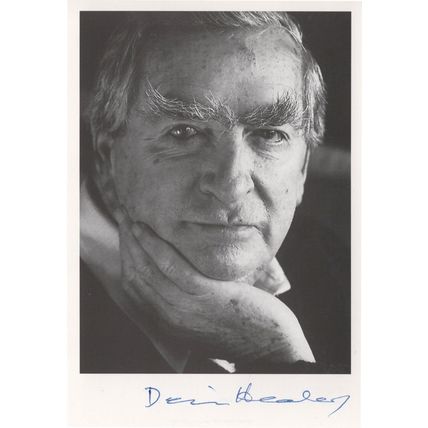 Denis Healey Labour MP Politics Hand Signed Photo
