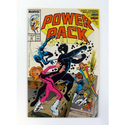 Power Pack #33 Marvel Comics Special Effects NM- 1987