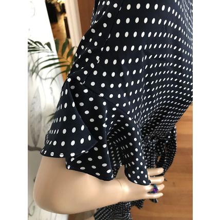 Milk and honey polka dot dress women size 8