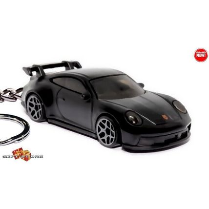 RARE KEYCHAIN CARBON BLACK PORSCHE 911 GT3 CUSTOM Ltd EDITION GREAT GIFT
