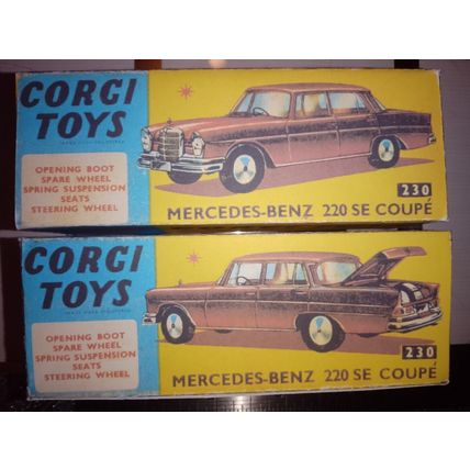 Corgi - 230 Mercedes-Benz 220 SE Coupe Replica/Copy Box