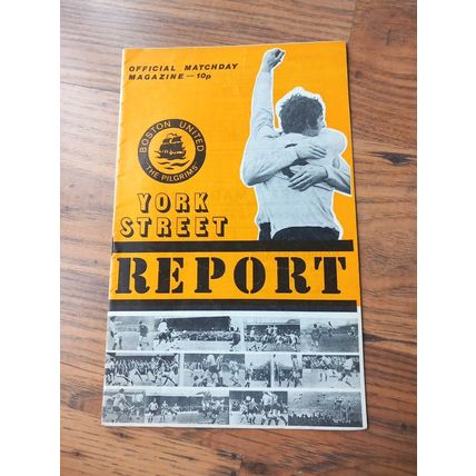 1978/79 Boston United vs Worksop Town - Northern League * FREE P&P *