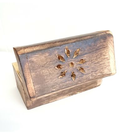 Dream Catcher Design Incense Cone Gift Set Wooden Chest Box with Incense Cones