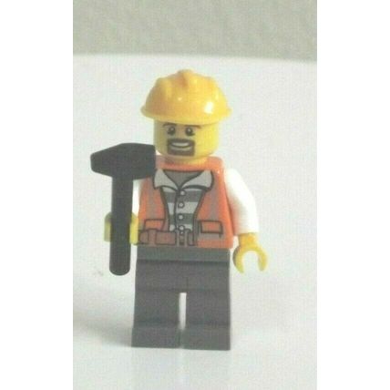 GENUINE LEGO CONSTRUCTION WORKER IN VERY GOOD CONDITION (PRE LOVED)