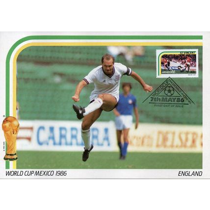 St. Vincent - 1986 - 30c World Cup Mexico '86 (England) Maxi-Card