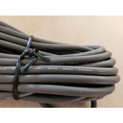 5 Small Bundles Shielded Communication Cable 4 Conductor 24 AGW Braided Shield