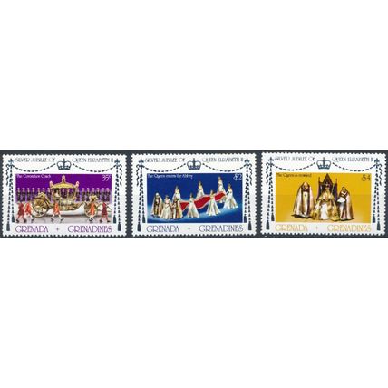 Silver Jubilee P14 - Grenada Grenadines 1977 - MNH - SG 215/7