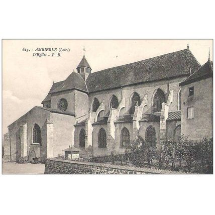42 - Ambierle - l'église