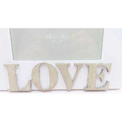 Hestia Love Photo Frame with Butterfly Detail Wooden 23.5 CM Gift Home Decor