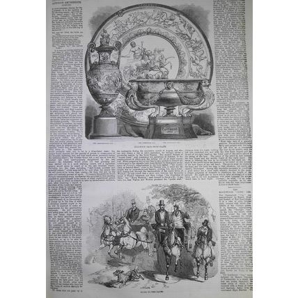 Illustrated London News, July 30, 1859. Railway Map of Lower Egypt; Mantua; etc