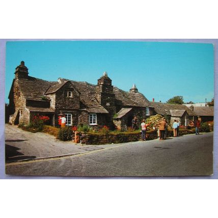 old postcard The Old Post Office, Tintagel
