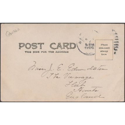 A Residential Street in Canada, 1906 - RPPC