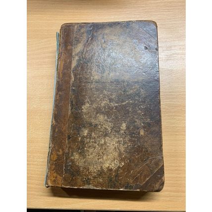 1824 JOHN BUNYAN "THE PILGRIM'S PROGESS" 201 YEARS OLD ANTIQUE BOOK (P4)