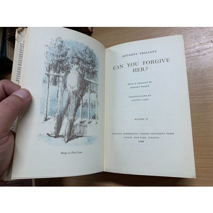 1948 ANTHONY TROLLOPE "CAN YOU FORGIVE HER?" VOLUMES 1 & 2 BOOKS (P8)