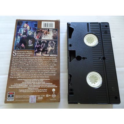Sinbad and the Eye of the Tiger -VHS Tape with Patrick Wayne & Jane Seymour 1991