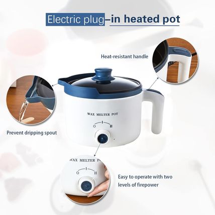 Ksedcon Candle Melting Pot, Electric Wax Melter for Candle Making with Pouring S