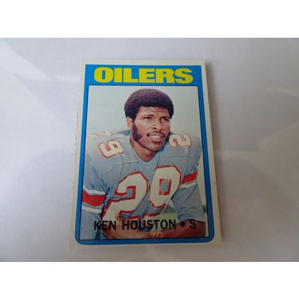 1972 Topps Football Card # 078 Ken Houston VG-Ex (4) Houston Oilers
