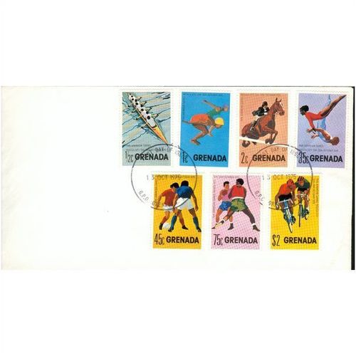 Grenada FDI 1975 - SG 737-743 - 7th Pan-American Games, Mexico City