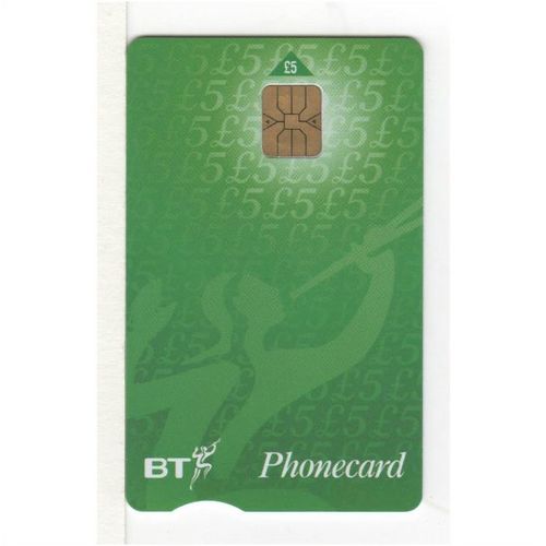 PHONE CARD - BT - £5 LARGE CHIP