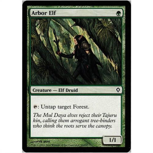 Magic the Gathering - Worldwake - #95/145 - Arbor Elf