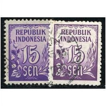 1951 Zonnebloem 78+78A - fine used (o)