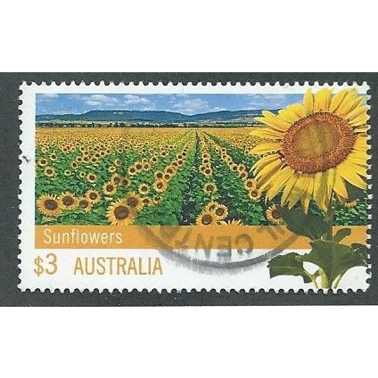 AUS 2012 $3.00 'FARMING - SUNFLOWERS' FINE USED (EBID36-807)