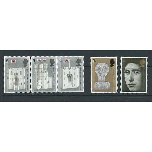 gb commemoratives sg802 mnh sg 802 prince charles investiture set a