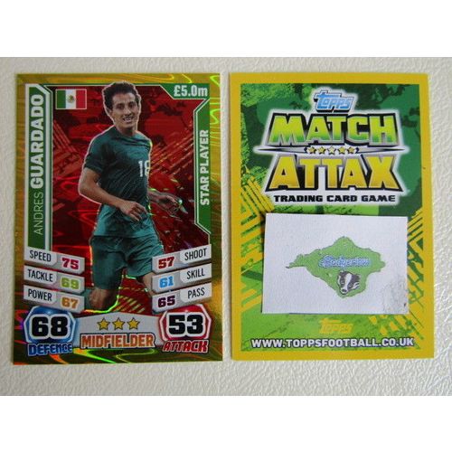 Match Attax 2014 Brasil World Cup Football Cards132-139 G Variants (EB2)
