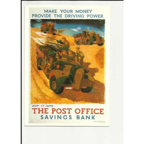 Advertising DRIVING POWER Postcard by Post Office Archives
