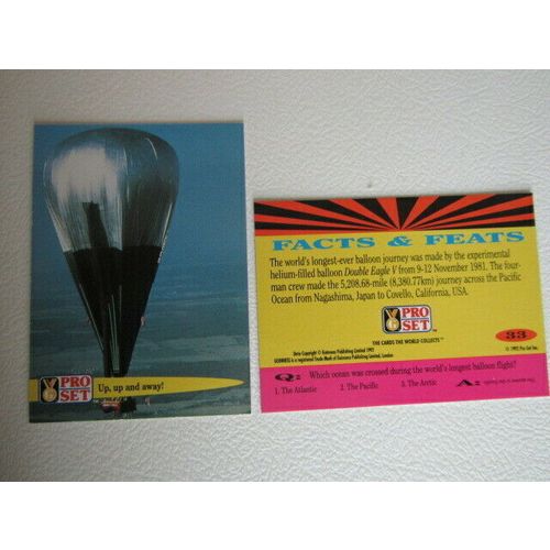 Pro Set 1992 Guinness Book of Records Trade Cards Card Variants (eb2)